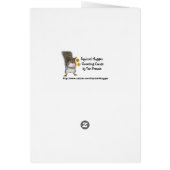 Dansende paardenweddenkaart voor Lea-Jose (Achterkant)