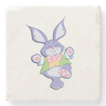 Dansende Paarse paasbunny