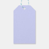 Dansende Paarse Paashaas Cadeaulabel (Achterkant)