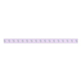 Dansende paarse paashaas grosgrain lint (Voorkant)