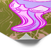 Dansende paddenstoel poster (Hoek)