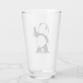 Dansende panda terug glas (Achterkant)