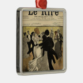 Dansende paren metalen ornament (Rechts)