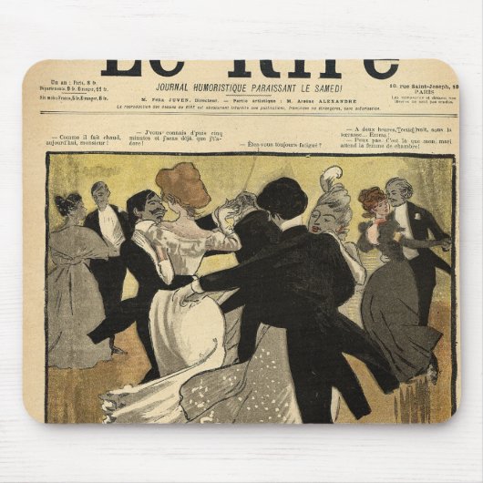 Dansende paren muismat (Voorkant)