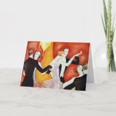 Dansende paren uit 1920 kaart (Voorkant)