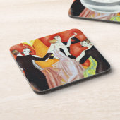 Dansende paren uit 1920 onderzetter (Linkerzijde)