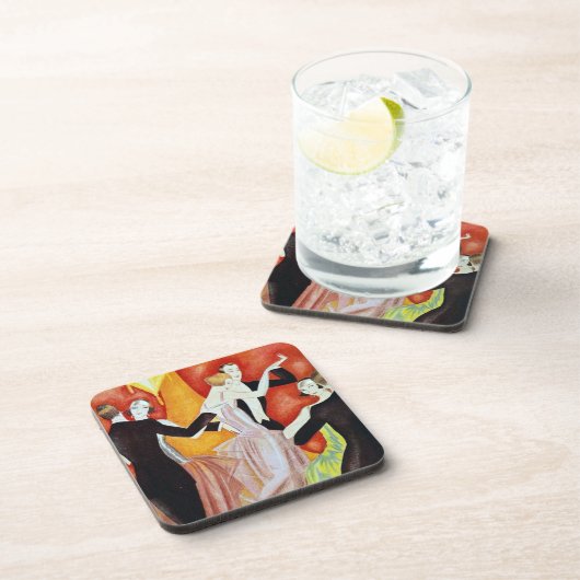 Dansende paren uit 1920 onderzetter (Rechterzijde)