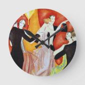 Dansende paren uit 1920 ronde klok (Voorkant)