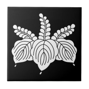 Dansende paulownia tegeltje