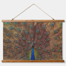 Dansende Pauw (Landschap) Hangend Wandkleed