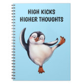 Dansende Penguin Notitieboek (Voorkant)