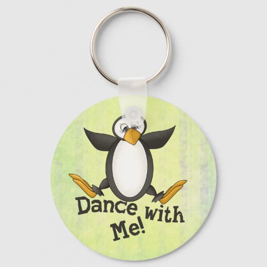 Dansende Penguin Sleutelhanger (Voorkant)