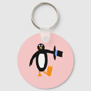 Dansende Penguin Sleutelhanger