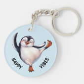 Dansende Penguin Sleutelhanger (Achterkant)