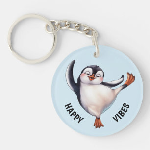 Dansende Penguin Sleutelhanger