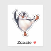 Dansende Penguin Sticker (Vel)