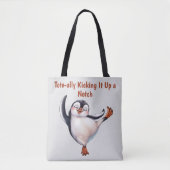 Dansende Penguin Tote Bag (Voorkant)