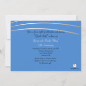 Dansende Penguins Invitation Kaart (Achterkant)