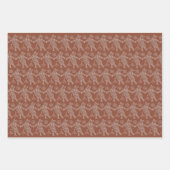 Dansende peperkoek Katten Inpakpapier Vel (Voorkant)