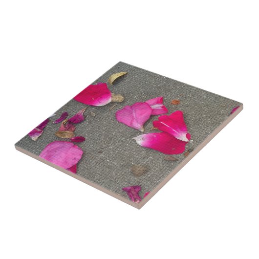 Dansende Petals IV Tegeltje (Zijkant)