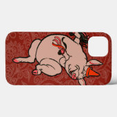 Dansende Pig Antiek Cute Dancer Case-Mate iPhone Case (Achterkant (horizontaal))