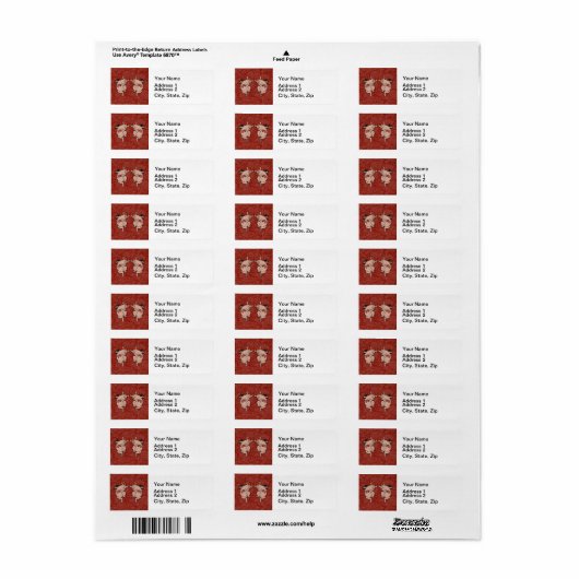 Dansende Pig Antiek Cute Dancer Etiket (Full Sheet)