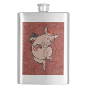 Dansende Pig Antiek Cute Dancer Flacon (Voorkant)