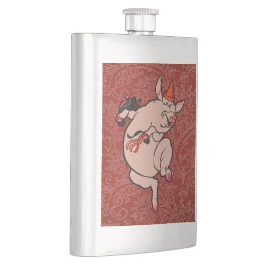 Dansende Pig Antiek Cute Dancer Flacon (Rechts)