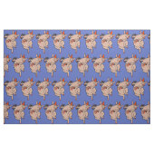 Dansende Pig Antiek Cute Dancer Stof (Fat Quarter)
