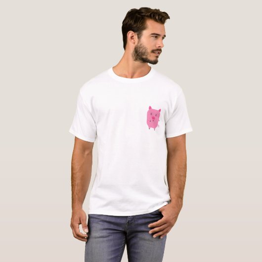 Dansende piglet, piggy T-Shirt (Voorkant volledig)