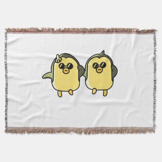 Dansende Pinguïns Deken (Voorkant)