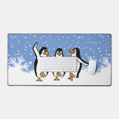 Dansende pinguïns Design Desk Mat (Keyboard & Muis)