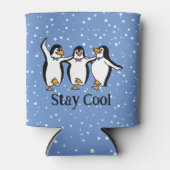 Dansende Pinguïns Design Koelbox Blikjeskoeler (Voorkant)