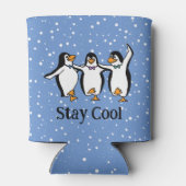 Dansende Pinguïns Design Koelbox Blikjeskoeler (Achterkant)