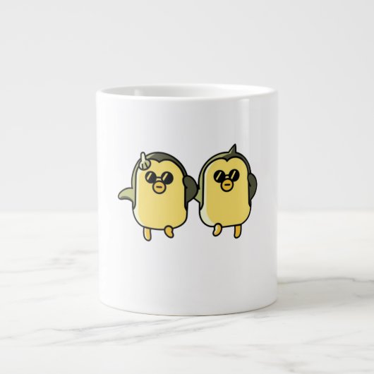 Dansende Pinguïns Grote Koffiekop (Voorkant)