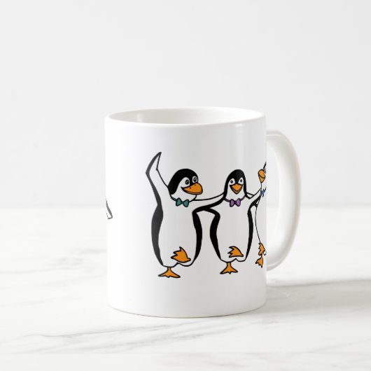 Dansende pinguïns koffiemok
