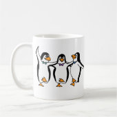 Dansende pinguïns koffiemok (Links)