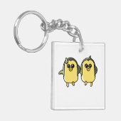 Dansende Pinguïns Sleutelhanger (Voorkant Links)