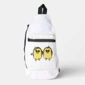 Dansende Pinguïns Sling Bag (Voorkant)