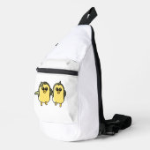 Dansende Pinguïns Sling Bag (Rechterhoek)