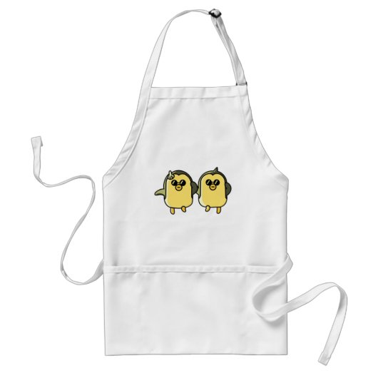 Dansende Pinguïns Standaard Schort (Voorkant)