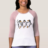 Dansende pinguïns t-shirt (Voorkant)