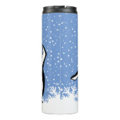 Dansende pinguïns thermosbeker (Achterkant)