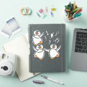 Dansende pinguïns Vinyl Stickers (iPad Cover)