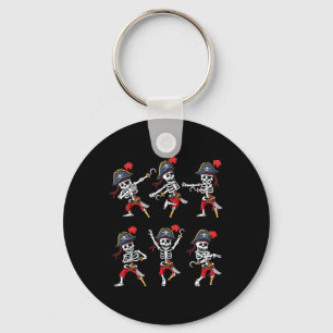 Dansende Pirate Skeletons Dance Challenge Boys Kin Sleutelhanger