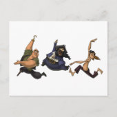 Dansende Pirates Briefkaart (Voorkant)