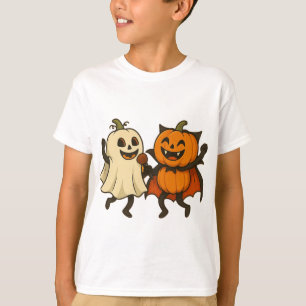 Dansende pompoenen in Halloween kostuums - Funny G T-shirt