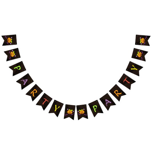 Dansende Pumpkin Halloween Party Decoration Vlaggetjes (Alle)