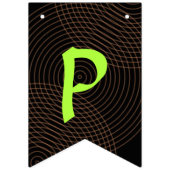 Dansende Pumpkin Halloween Party Decoration Vlaggetjes (Derde vlag)