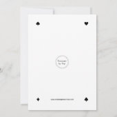 Dansende Queen HAPPY BIRTHDAY-kaart Bedankkaart (Achterkant)